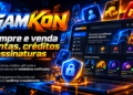 Gamkon: marketplace para comprar e vender contas, créditos, gift cards e assinaturas